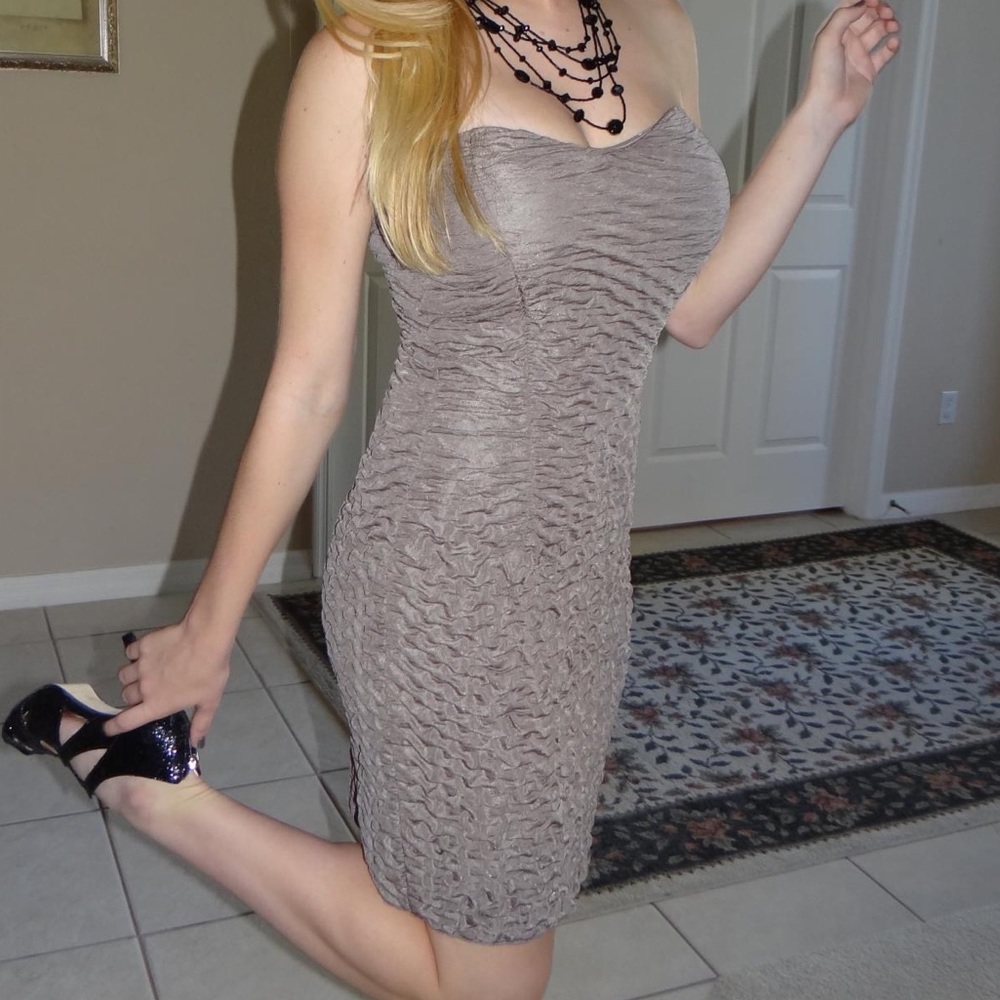 Strapless Cocktail Dress